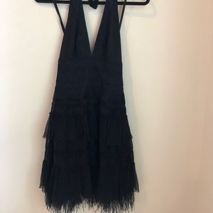 NWT..BCBGMAXAZRIA black cocktail dress, size 0